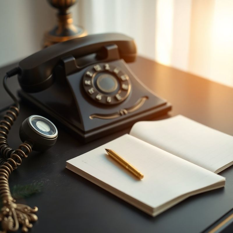 Telefon a poznámkový blok na tmavém pracovním stole se zlatým perem